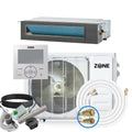 Zone Air® Thin-Air 11,000 BTU 19 SEER2 230V Concealed Mini-Split Heat Pump AC - Up to 550 Sq Ft